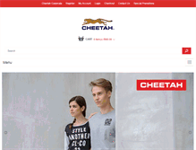 Tablet Screenshot of cheetah.com.my